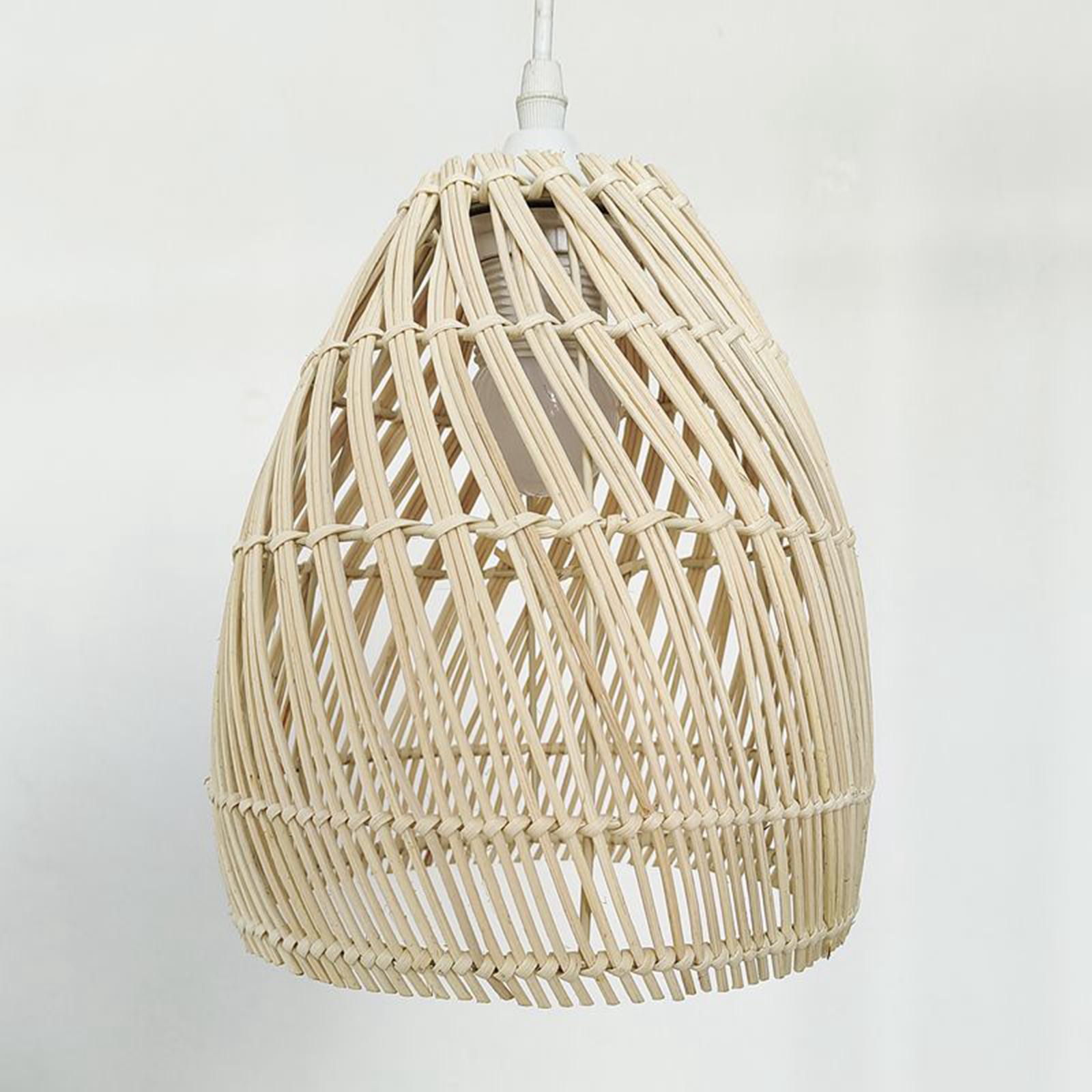 Wicker Pendant Shade - Lamp Shade for Ceiling Pendant Lamp