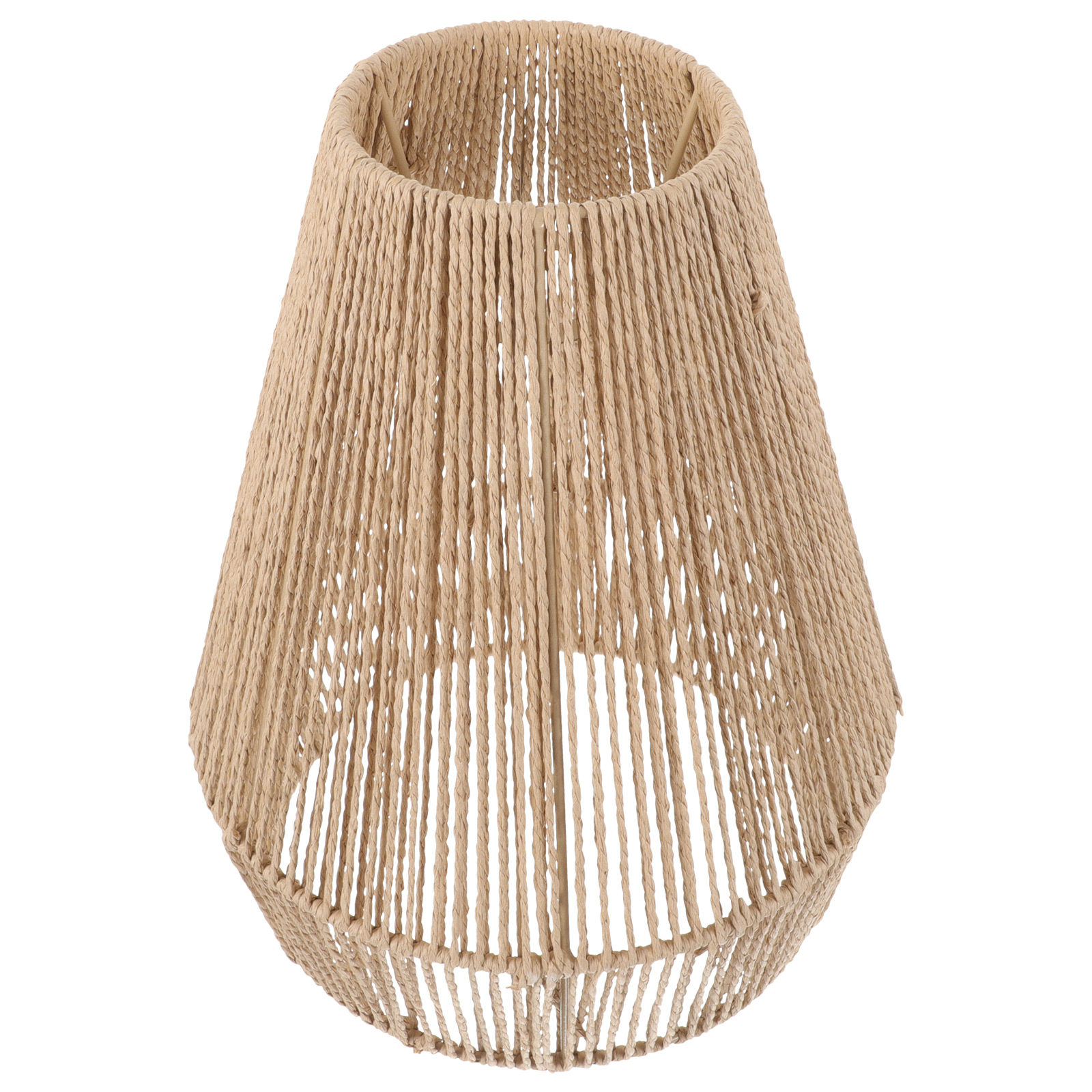 Wicker Pendant Shade - Woven Lamp Shade Retro Rustic Minimalist