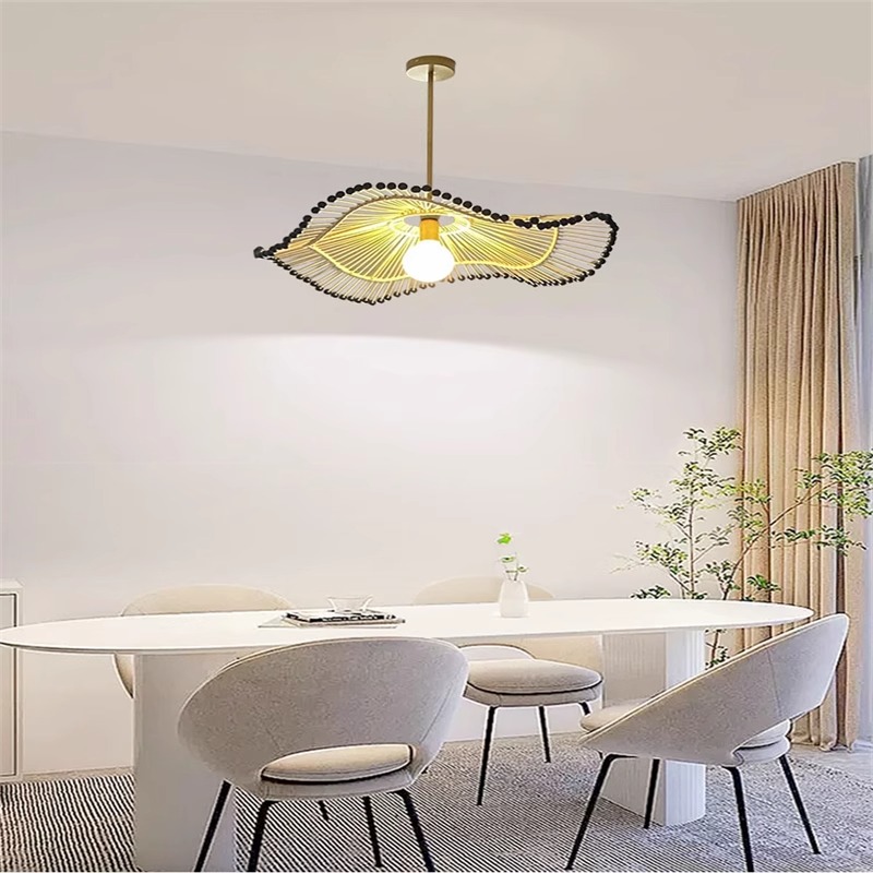 Wicker Pendant Shade - Southeast Asia Hand Woven Handmade Rattan