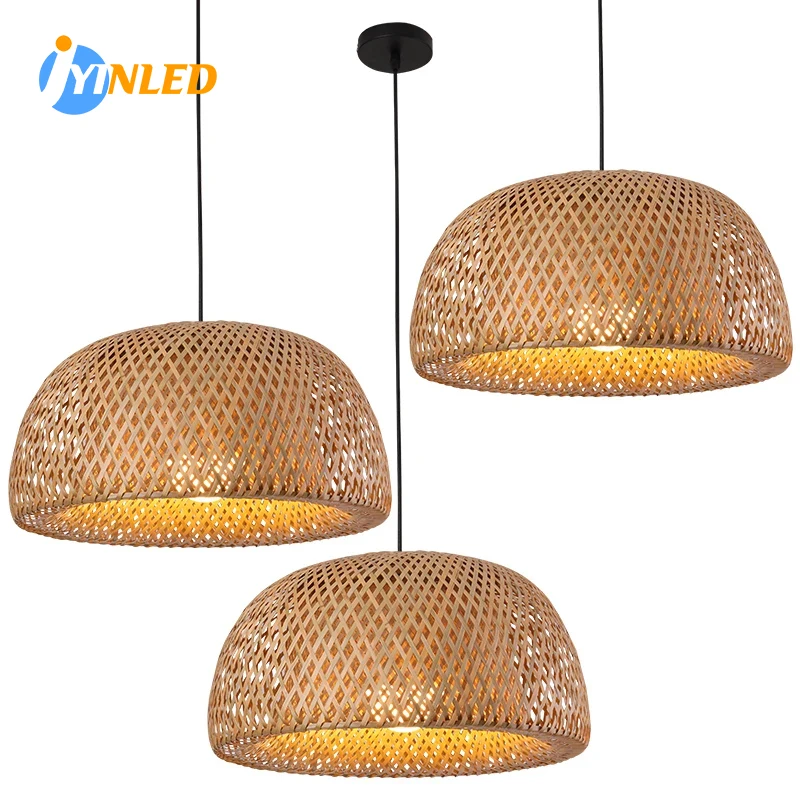 Natural Rattan Wicker E27 Chan - Wicker Pendant Shade 评论和价格