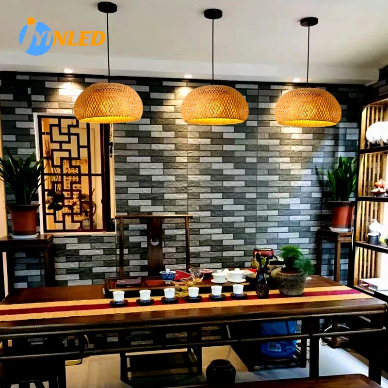 Natural Rattan Wicker E27 Chan - Wicker Pendant Shade 评论和价格