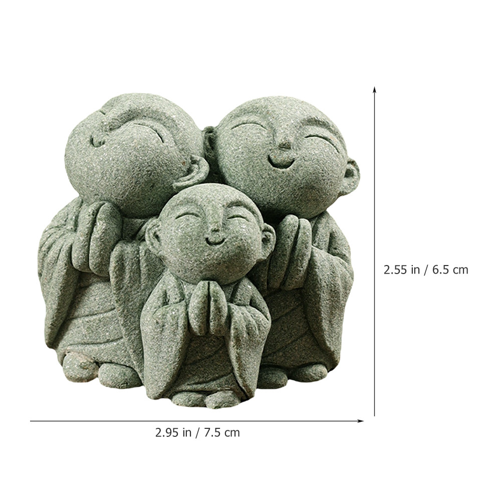 Delicate Stone Maitreya Buddha - Interior Design Zen 评论和价格