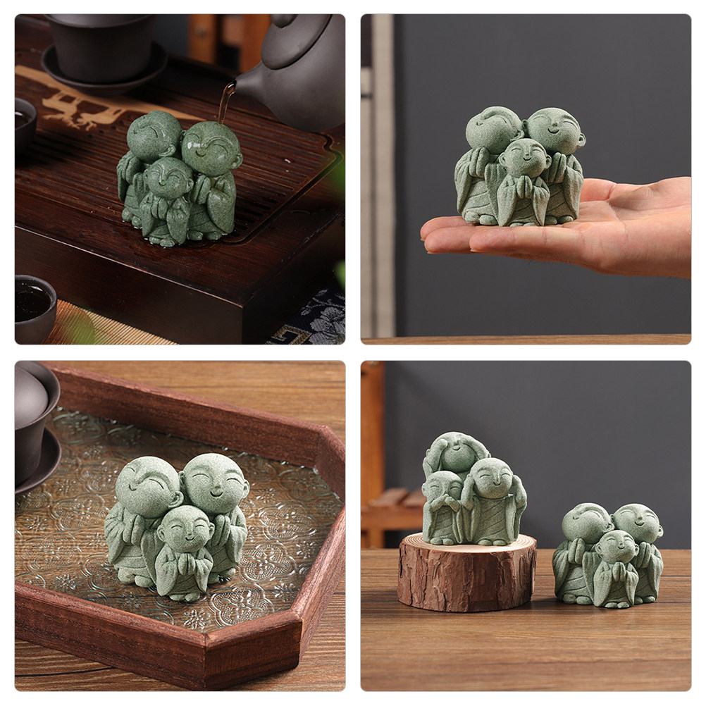 Delicate Stone Maitreya Buddha - Interior Design Zen 评论和价格
