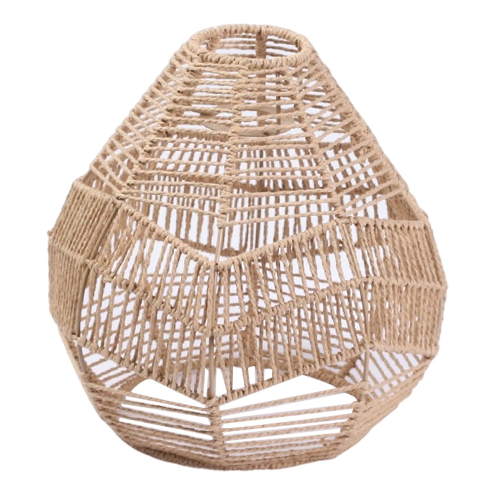 Boho Pendant Lamp Shade Paper  - Wicker Pendant Shade 评论和价格