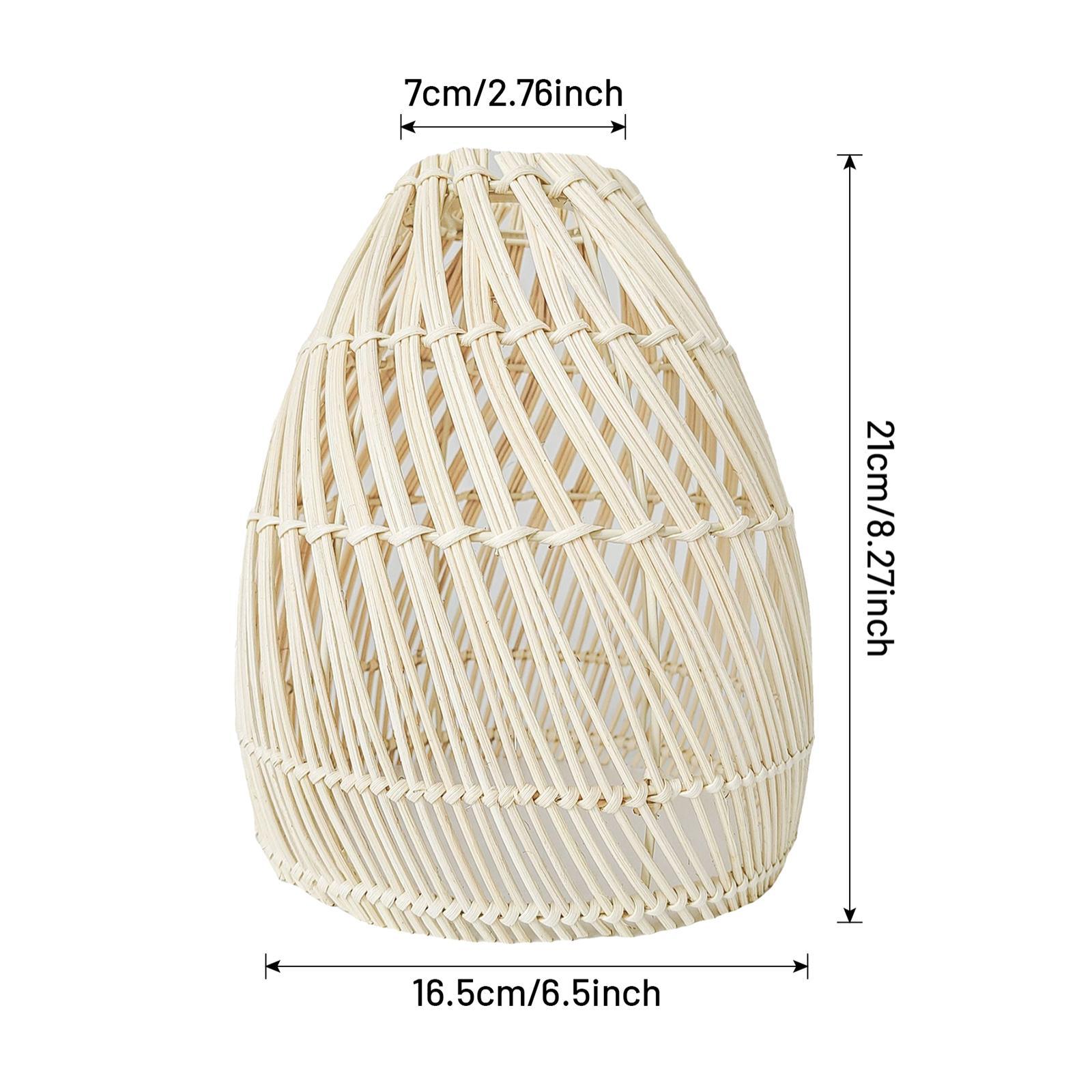 Lamp Shade for Ceiling Pendant - Wicker Pendant Shade 评论和价格