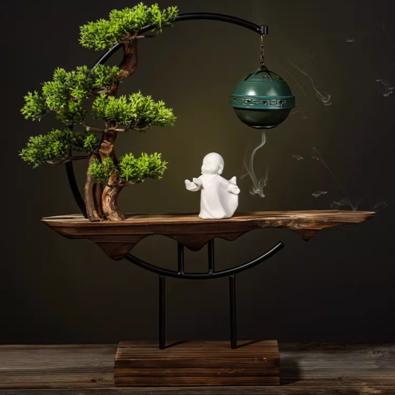 Wooden Design Incense Burner B - Interior Design Zen 评论和价格