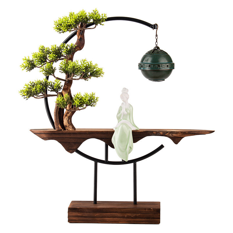 Wooden Design Incense Burner B - Interior Design Zen 评论和价格