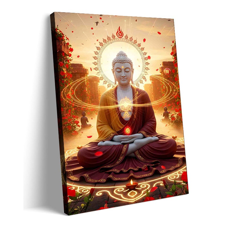 Modern Oriental Buddha Wall Ar - Interior Design Zen 评论和价格