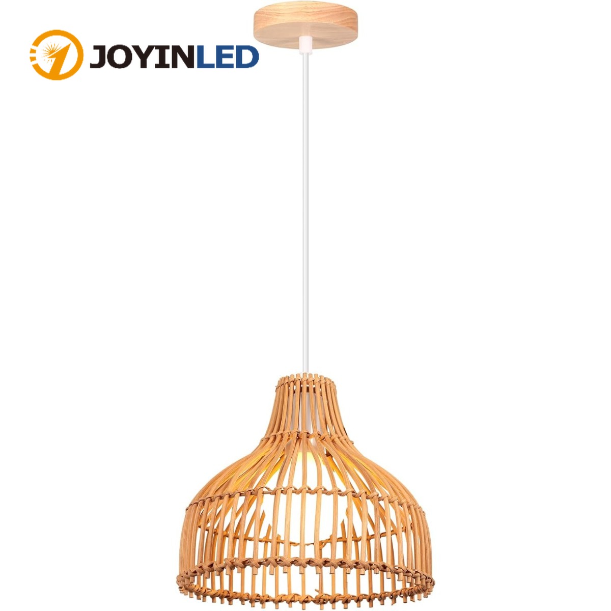 Rattan Woven Pendant Lamp Boho - Wicker Pendant Shade 评论和价格