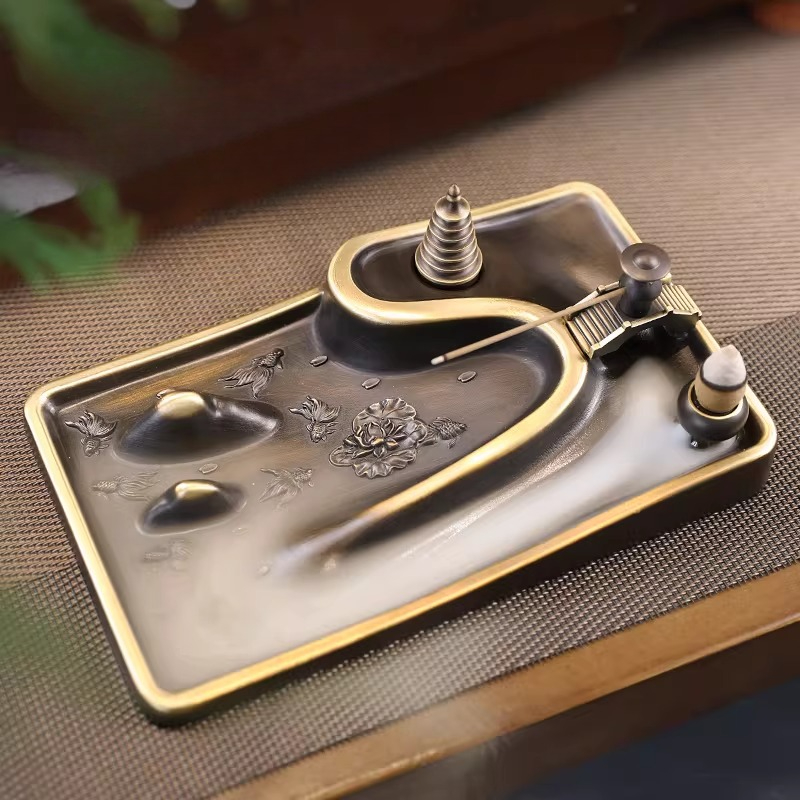 Vintage Copper Incense Burner  - Interior Design Zen 评论和价格