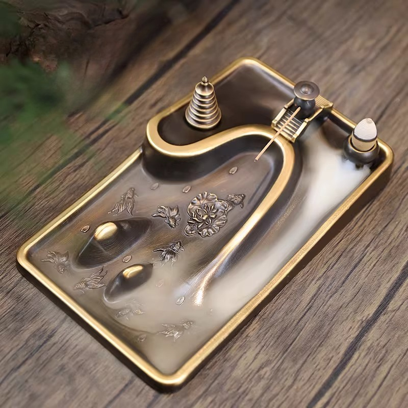 Vintage Copper Incense Burner  - Interior Design Zen 评论和价格