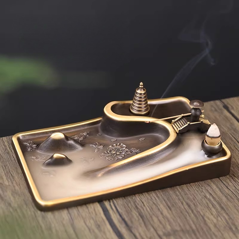 Vintage Copper Incense Burner  - Interior Design Zen 评论和价格