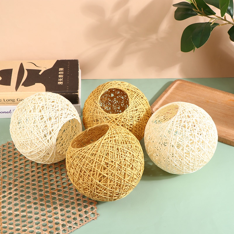 Lamp Shade Light Cover Rattan  - Wicker Pendant Shade 评论和价格