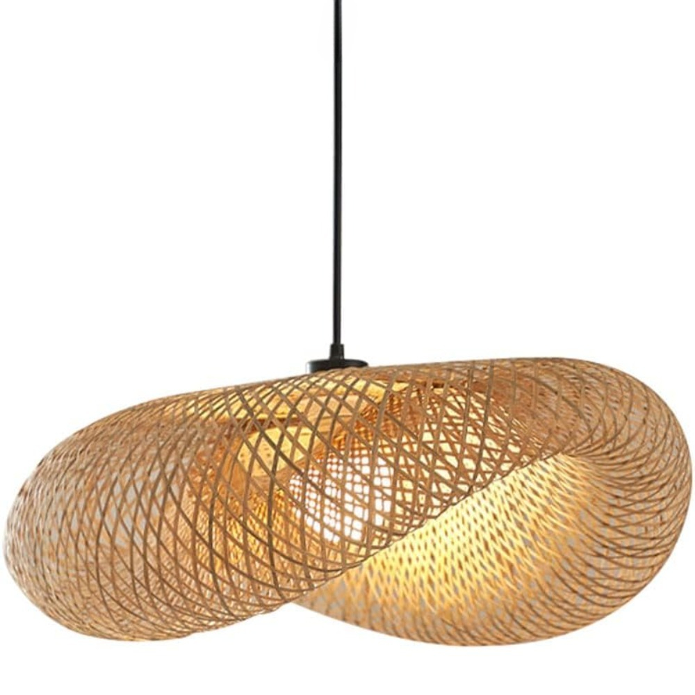 40/50/60cm E26/E27 Wicker Wove - Wicker Pendant Shade 评论和价格