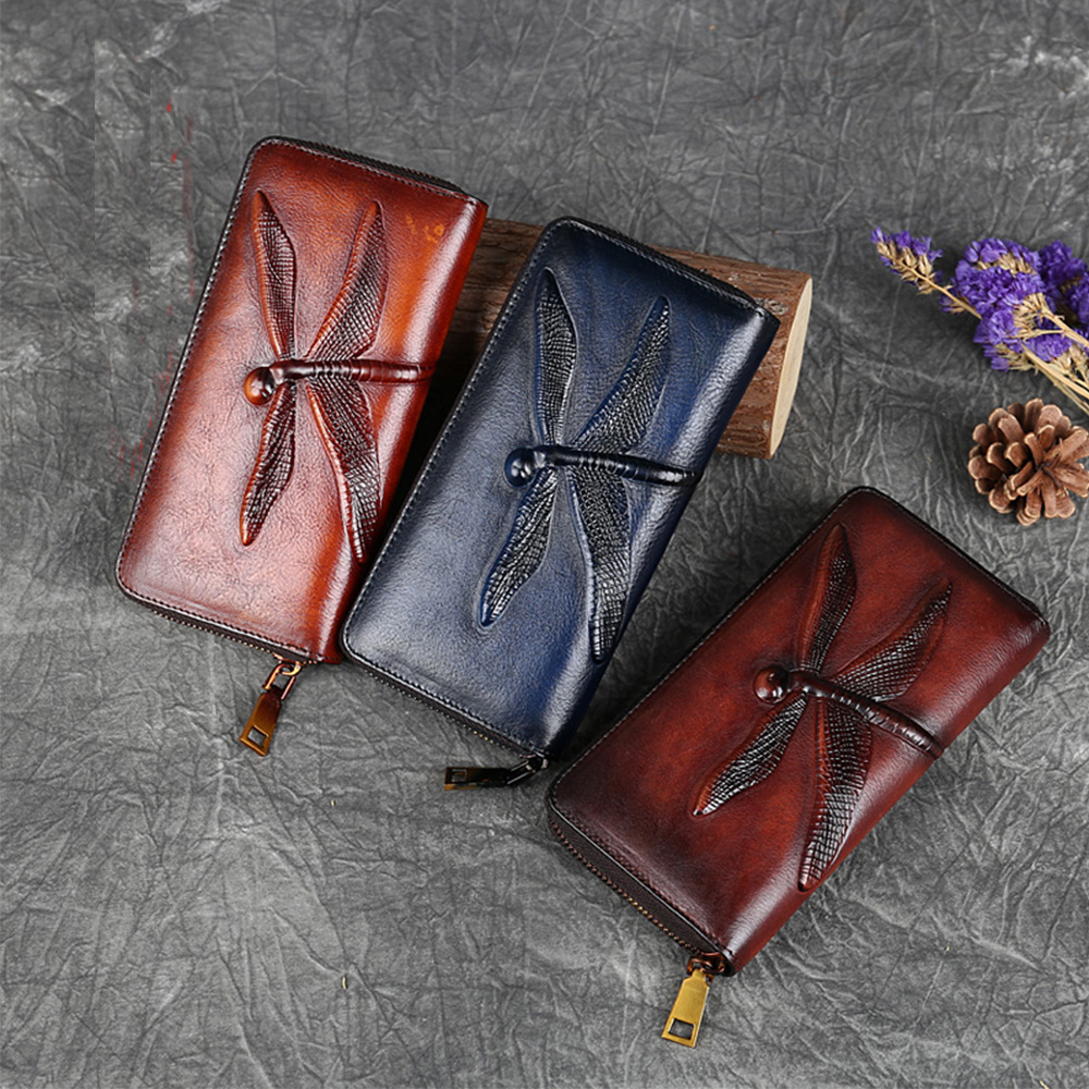 Women Long Wallet Zipper Purse - Interior Design Id 评论和价格