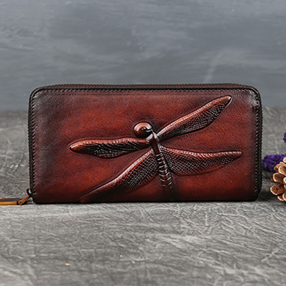 Women Long Wallet Zipper Purse - Interior Design Id 评论和价格