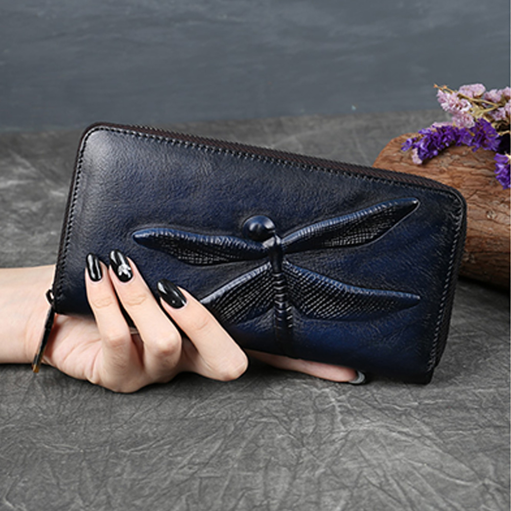 Women Long Wallet Zipper Purse - Interior Design Id 评论和价格