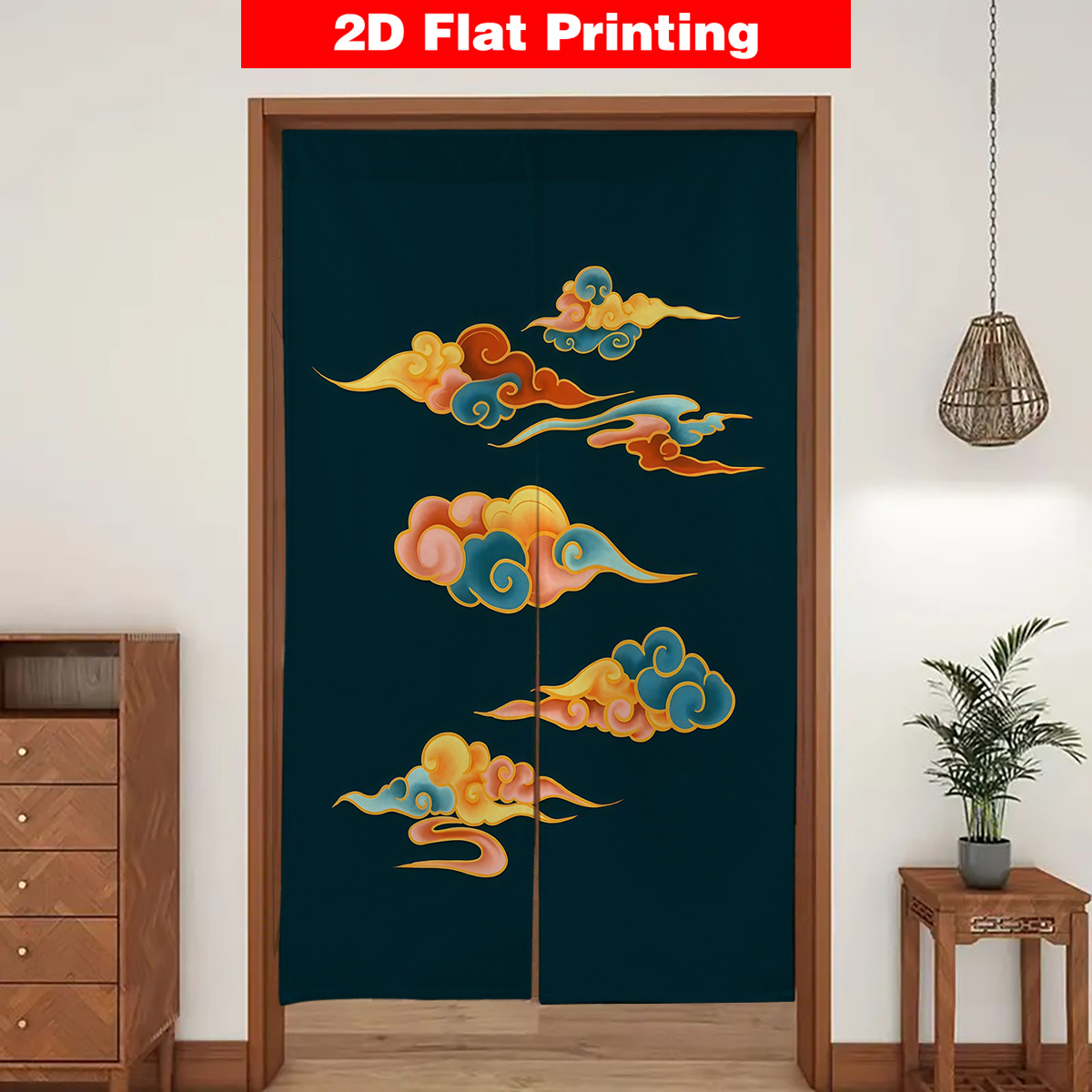 Japanese Door Curtain Screen D - Interior Design Zen 评论和价格