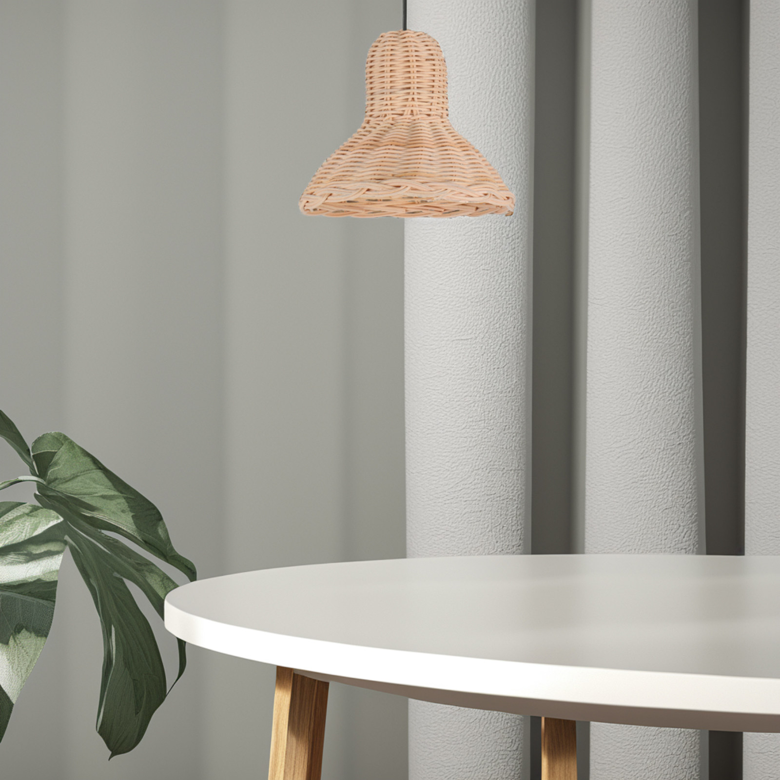 Rattan Lampshade Hand Woven Na - Wicker Pendant Shade 评论和价格